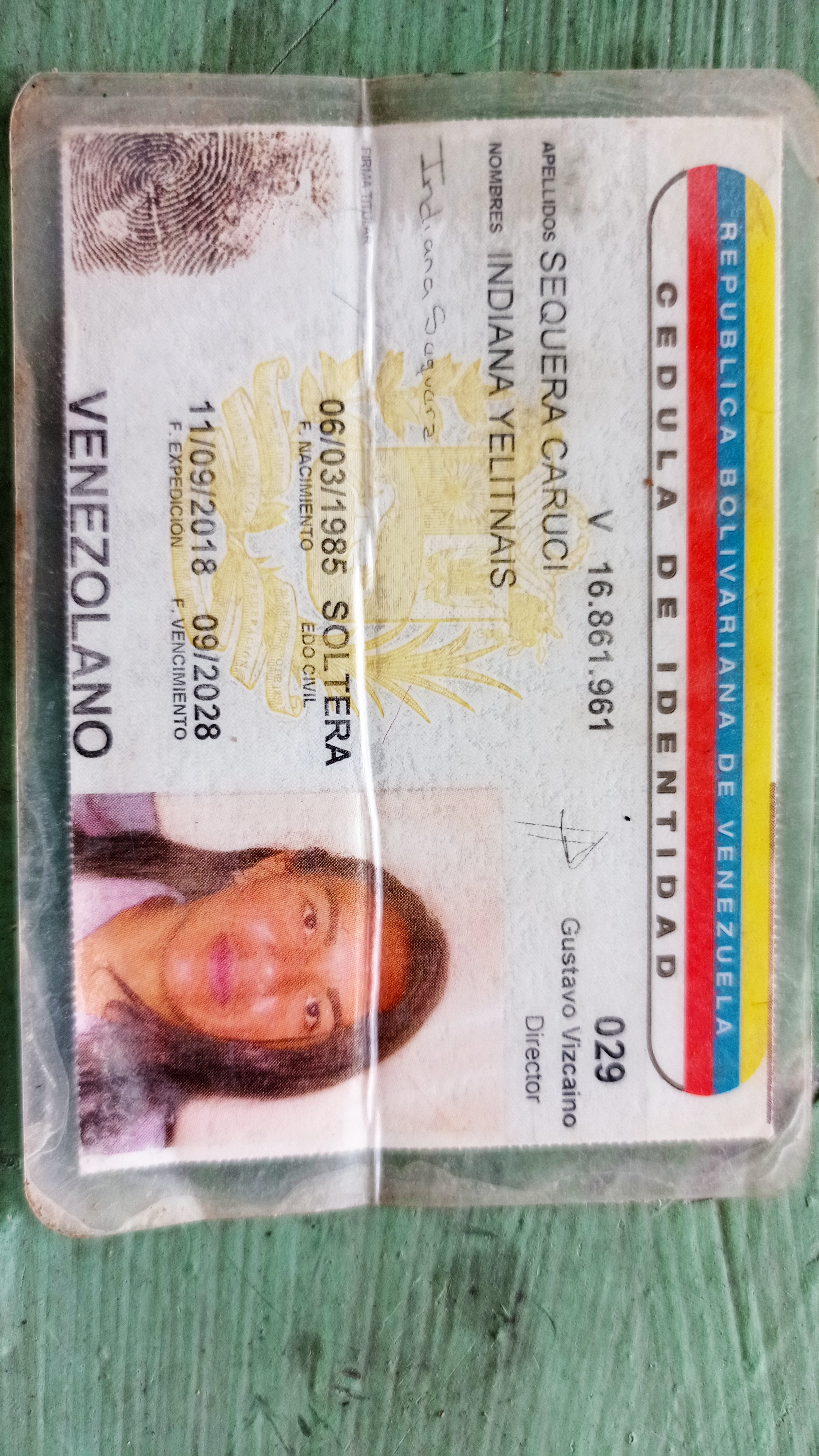 Anexe copia de la cédula