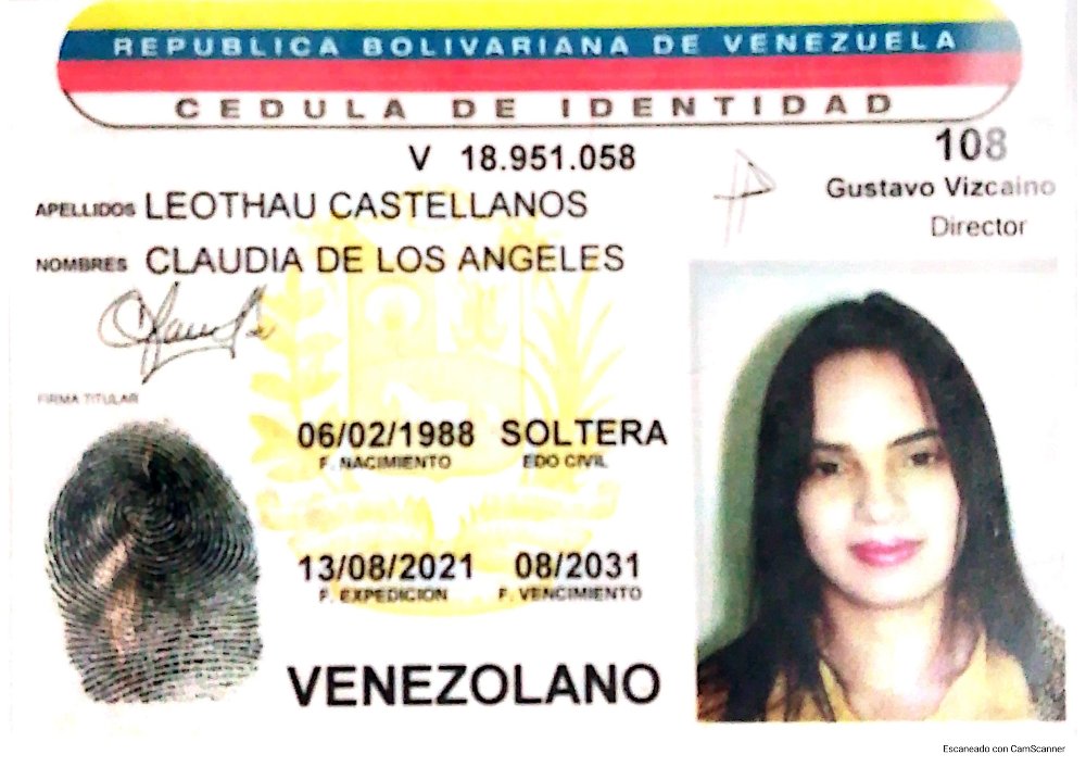 Anexe copia de la cédula