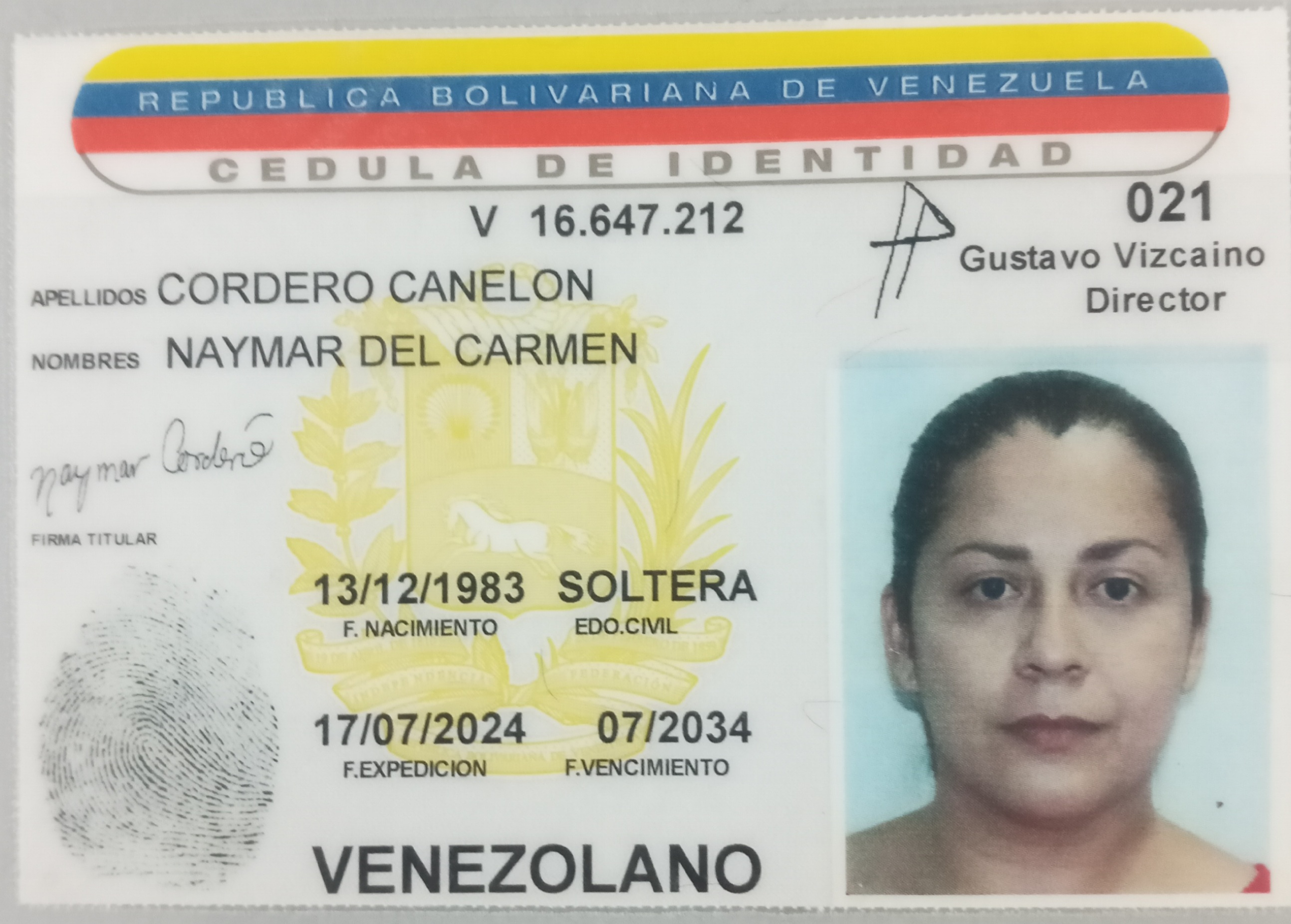 Anexe copia de la cédula