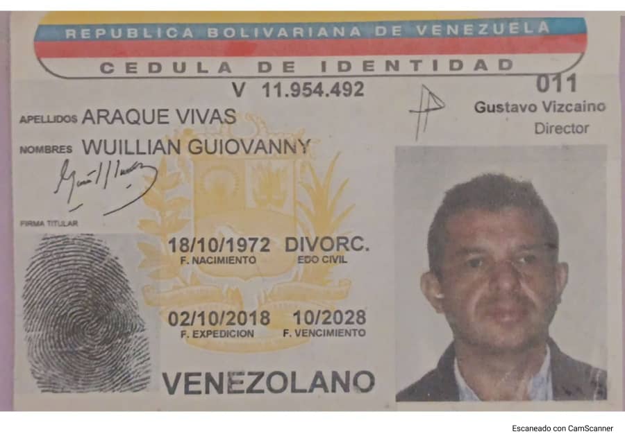 Anexe copia de la cédula
