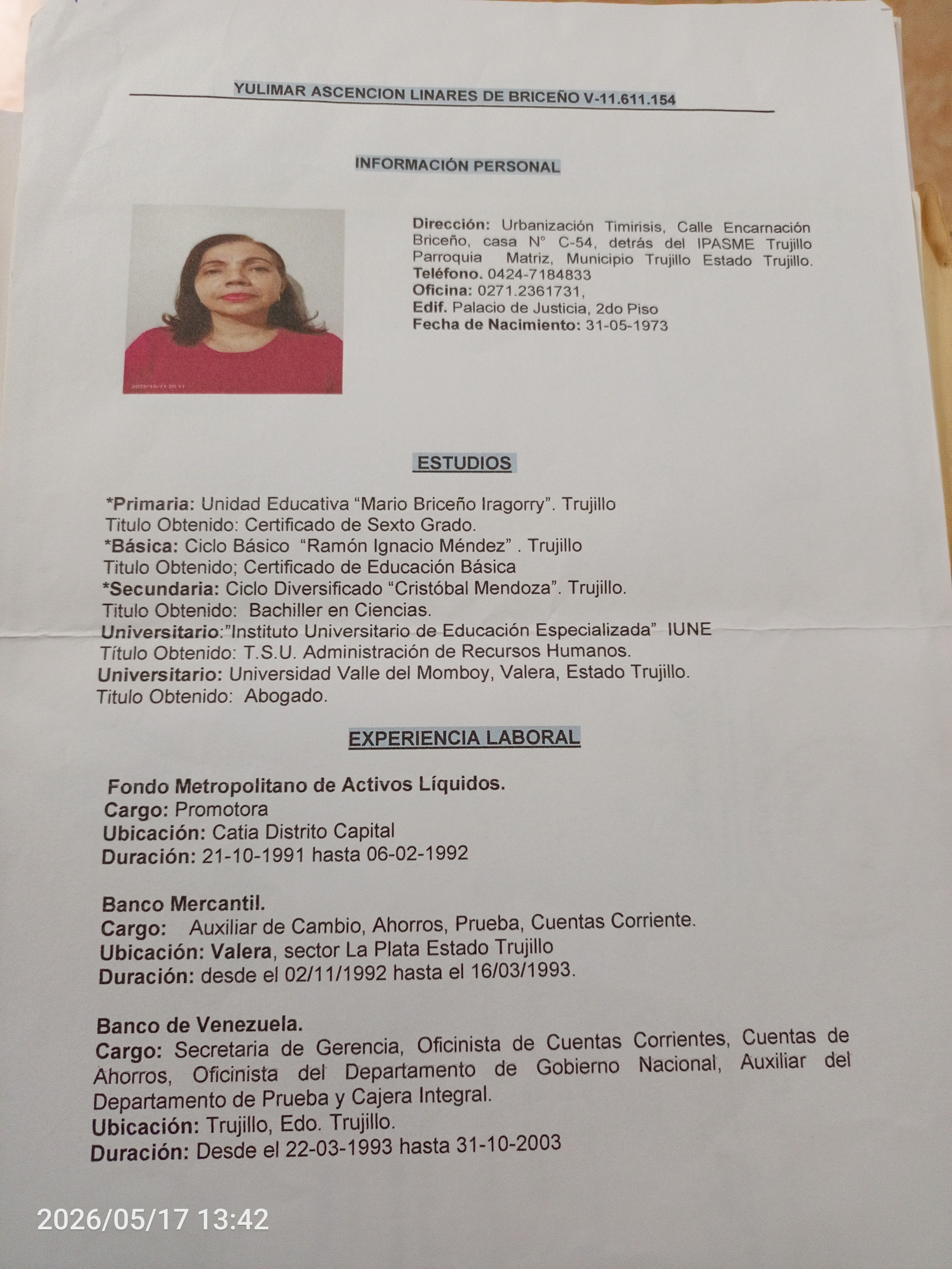 Anexe soportes de sintesis curricular