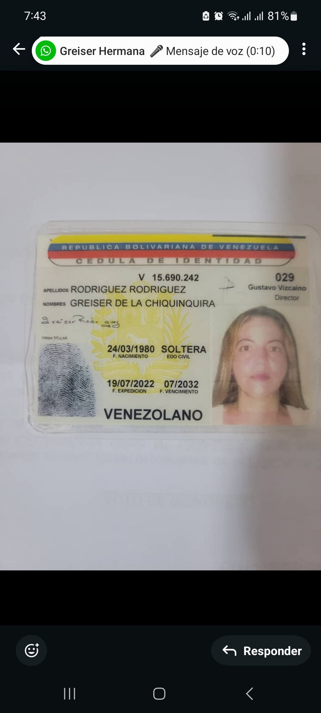 Anexe copia de la cédula