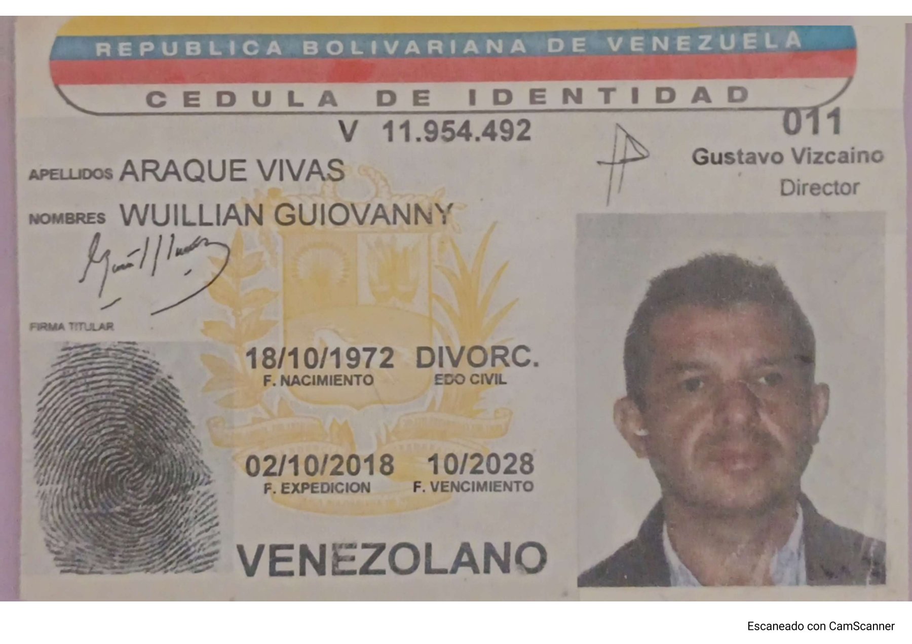 Anexe copia de la cédula