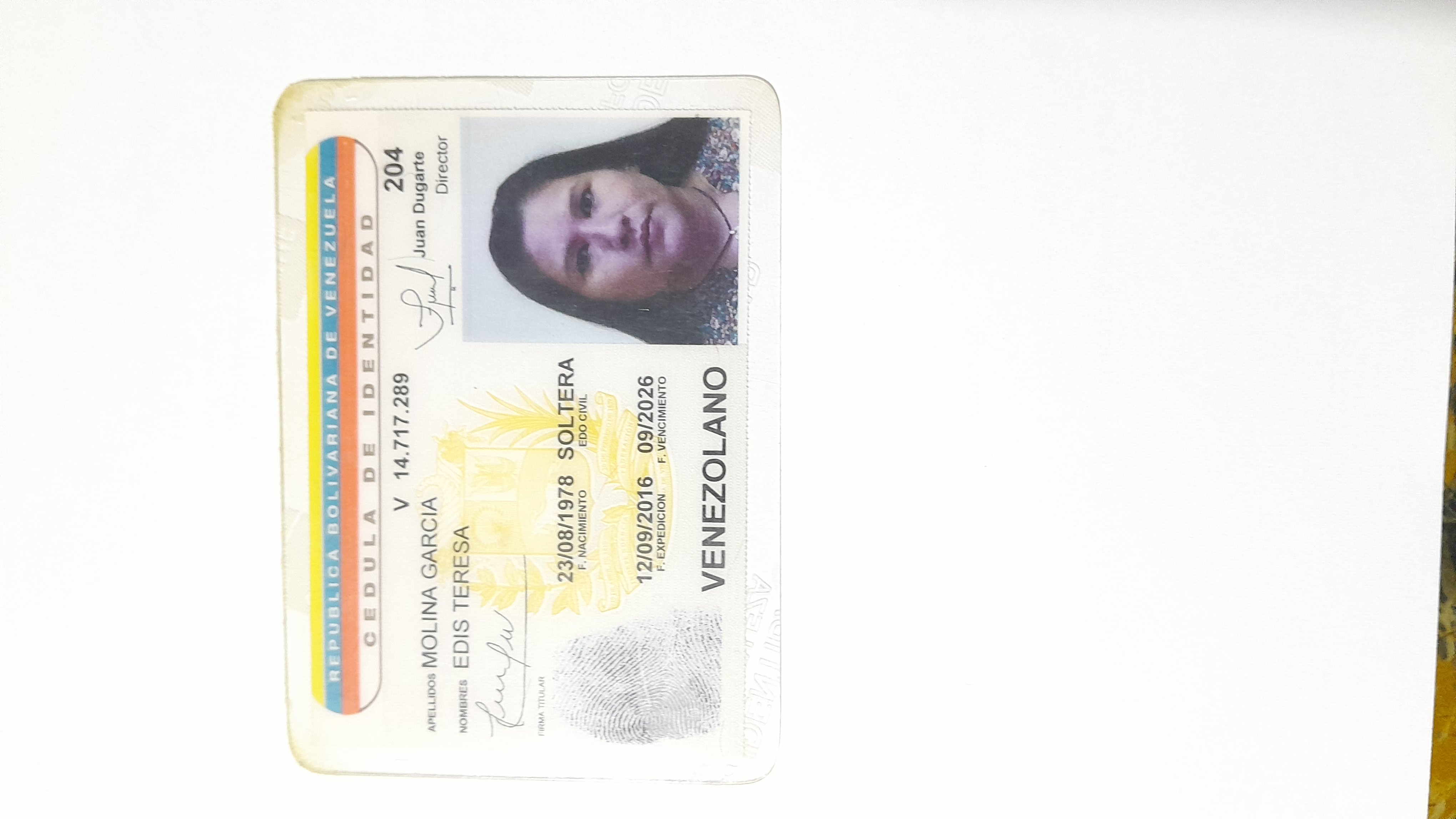 Anexe copia de la cédula