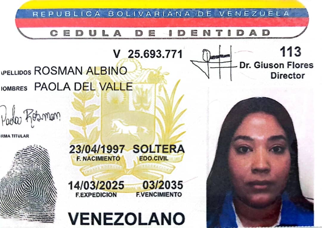 Anexe copia de la cédula