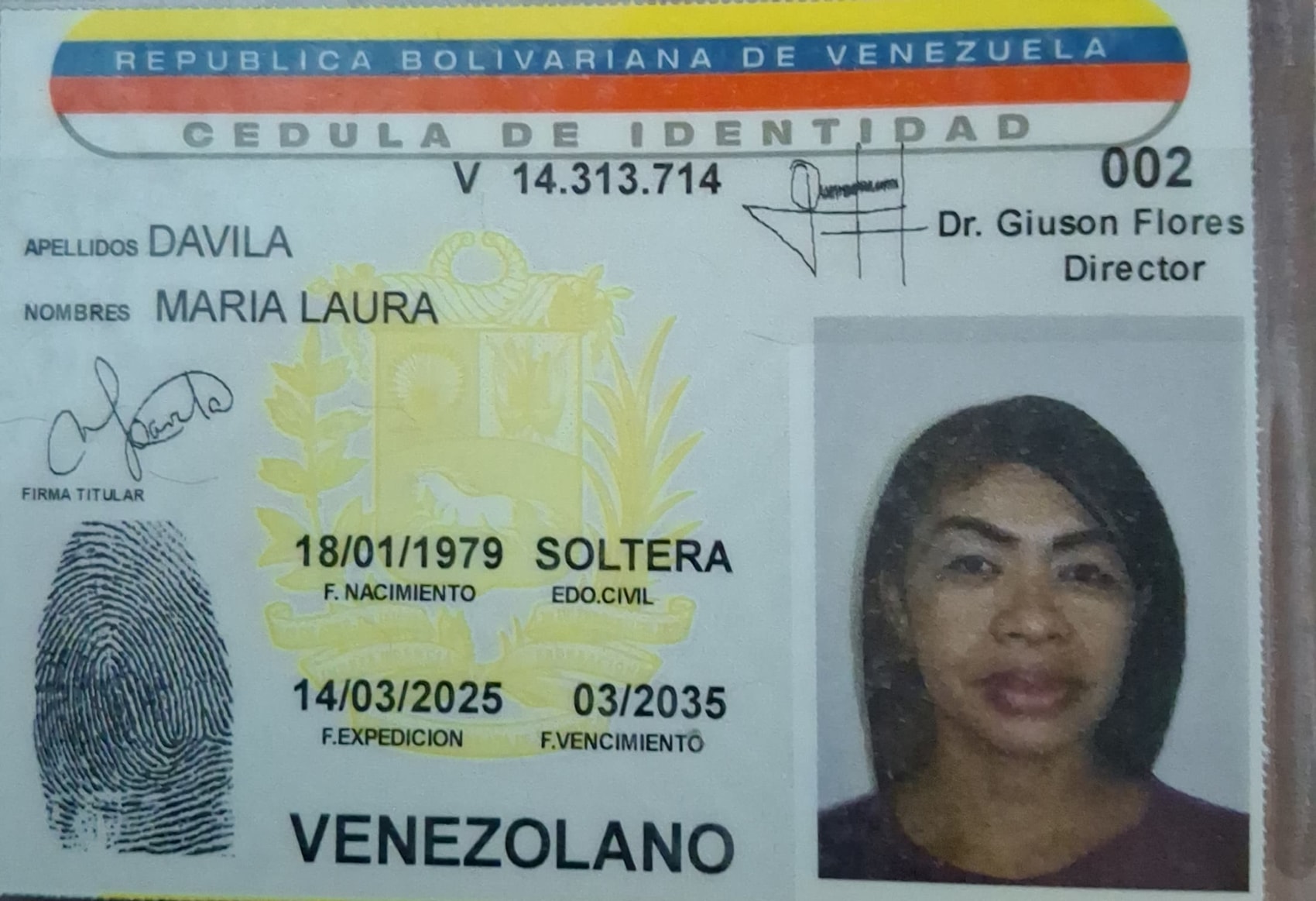 Anexe copia de la cédula