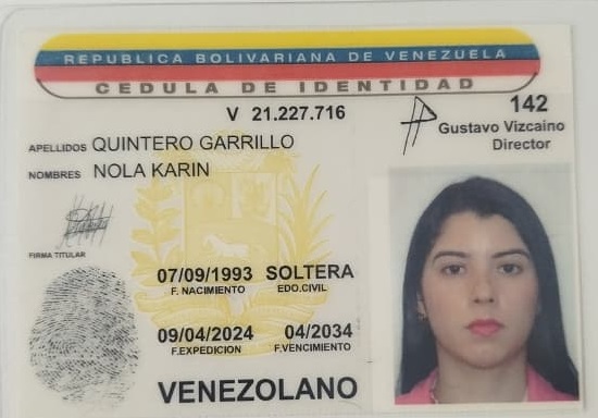 Anexe copia de la cédula