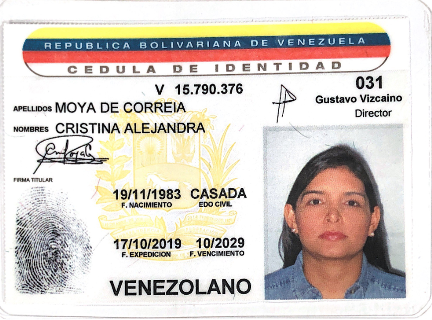Anexe copia de la cédula