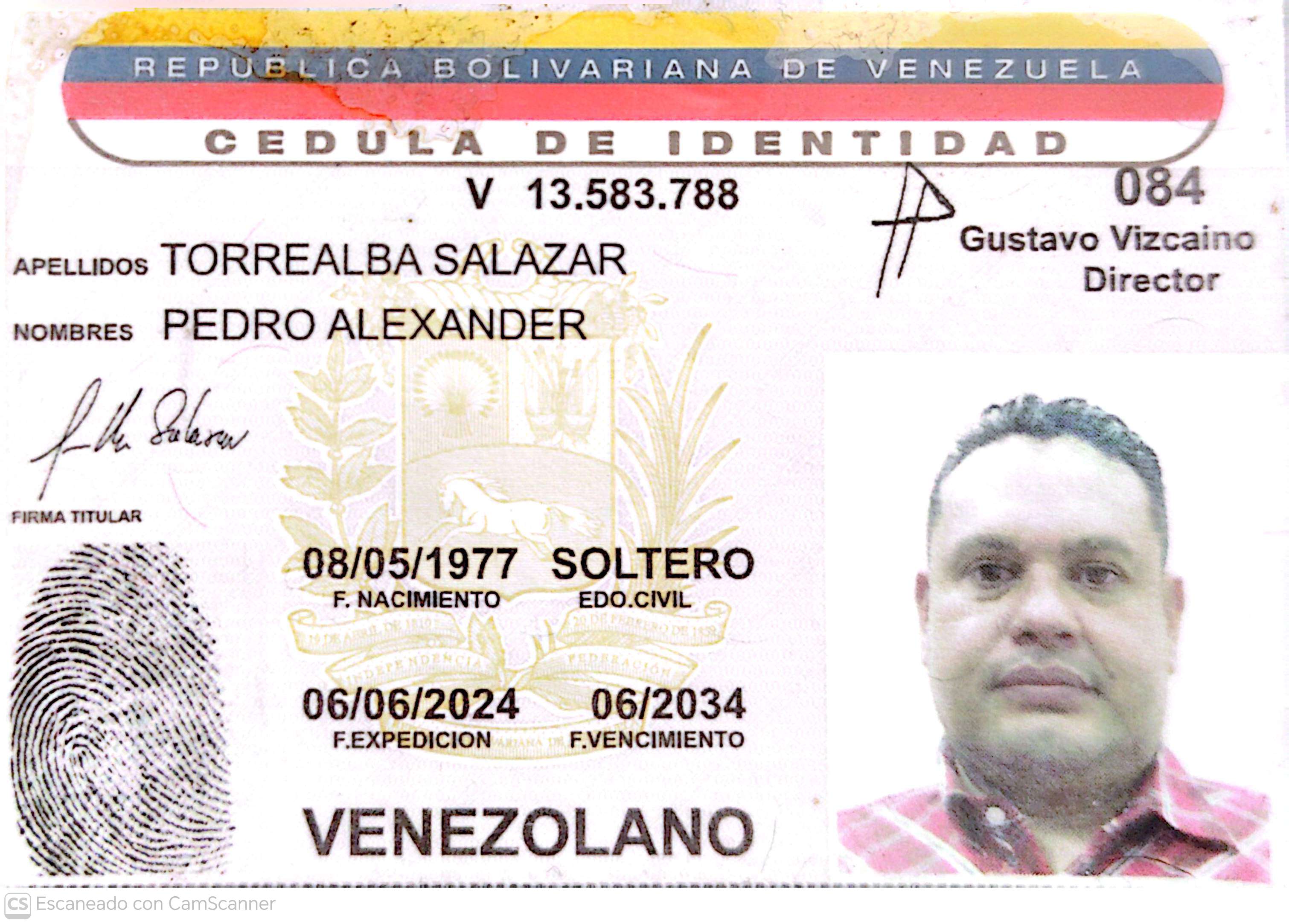 Anexe copia de la cédula