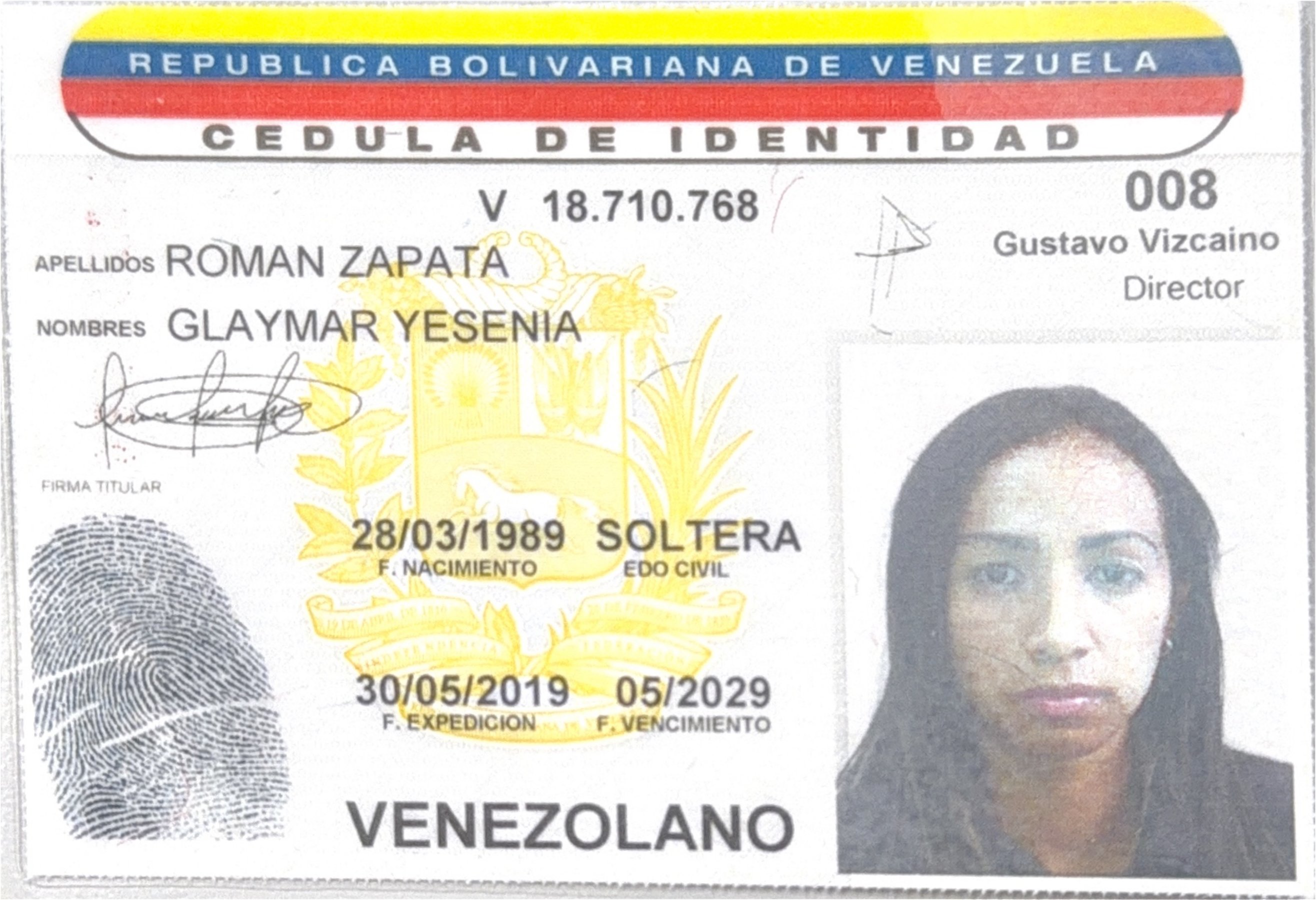Anexe copia de la cédula